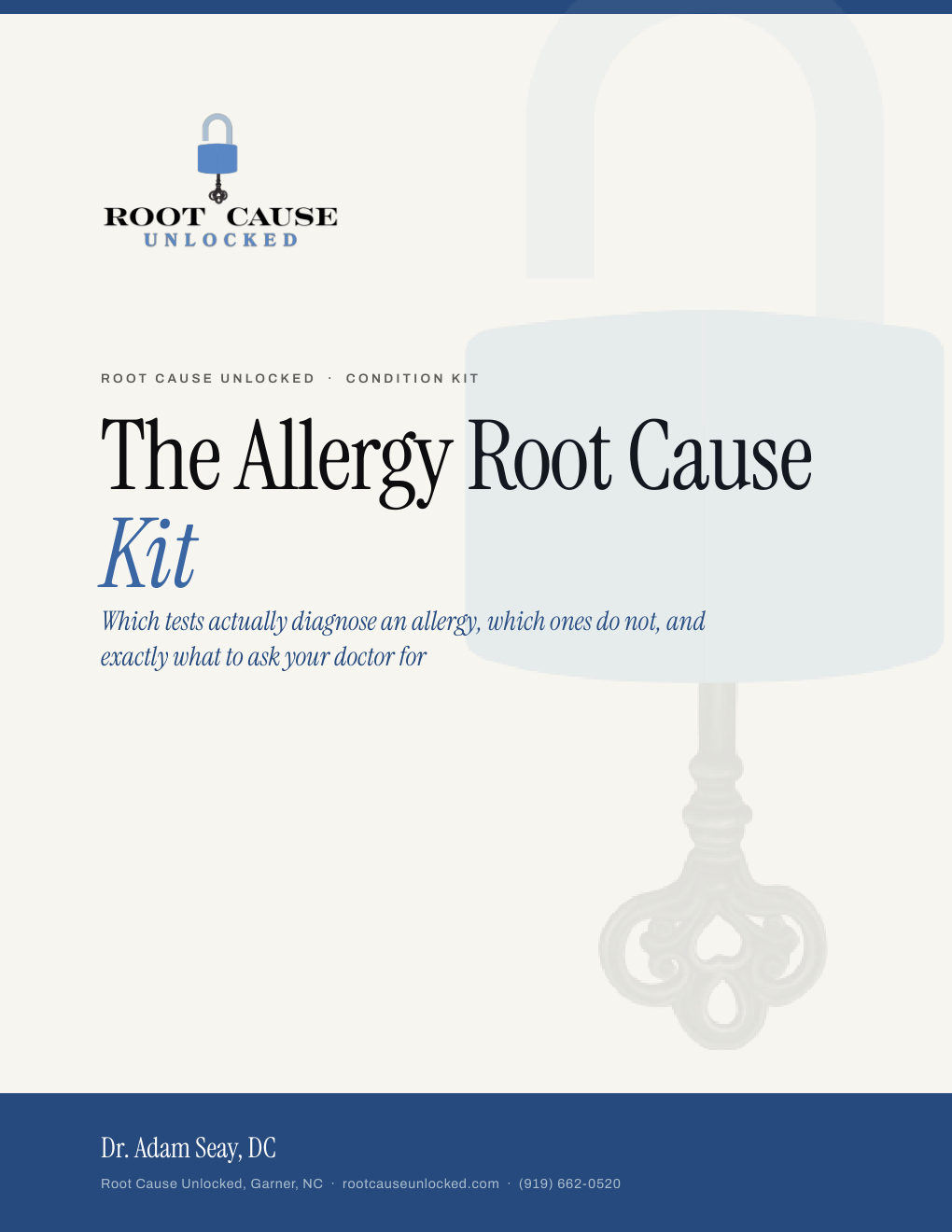 Cover of The Allergy Root Cause Kit