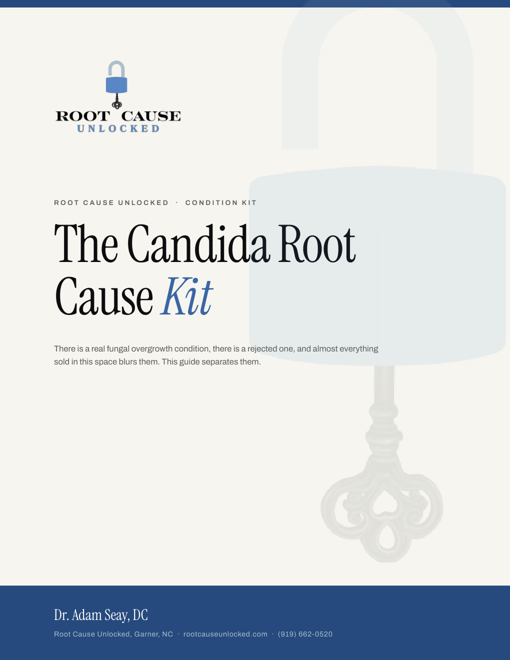 Cover of The Candida Root Cause Kit