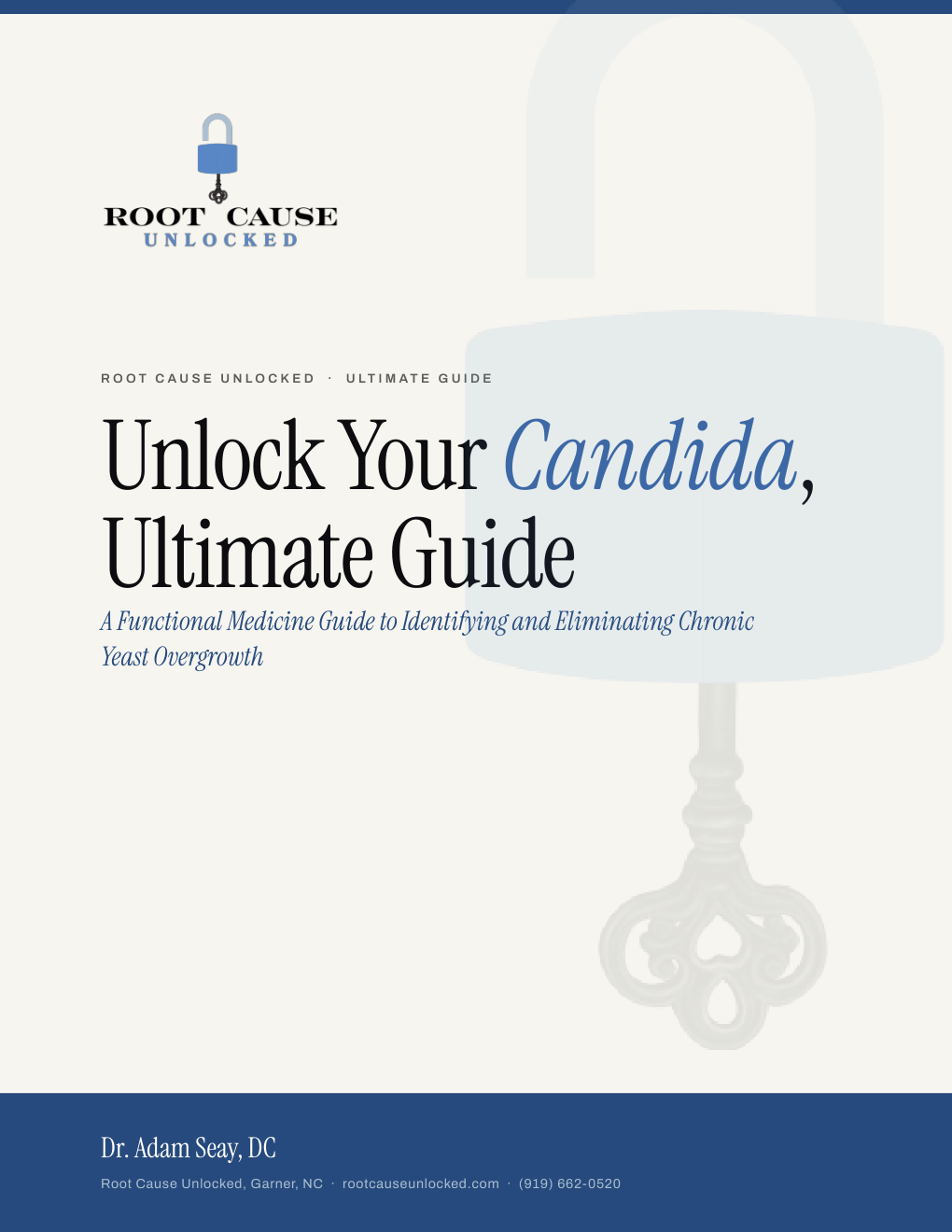 Cover of Unlock Your Candida, Ultimate Guide