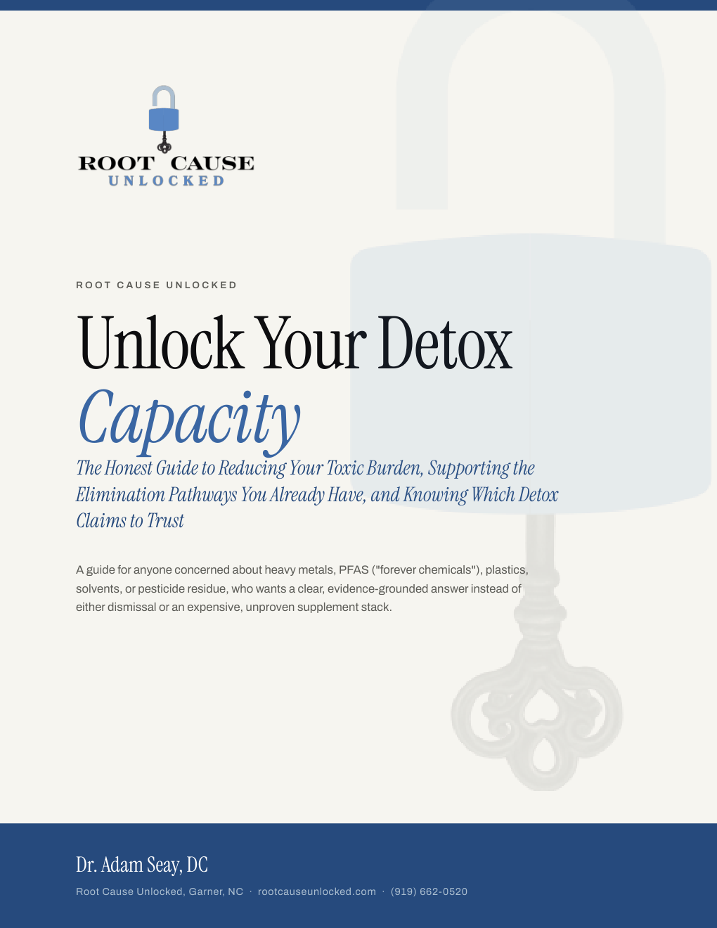 Cover of Unlock Your Detox Capacity
