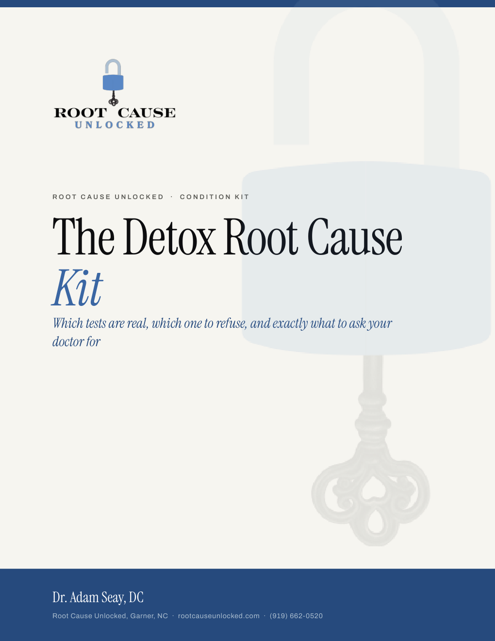 Cover of The Detox Root Cause Kit