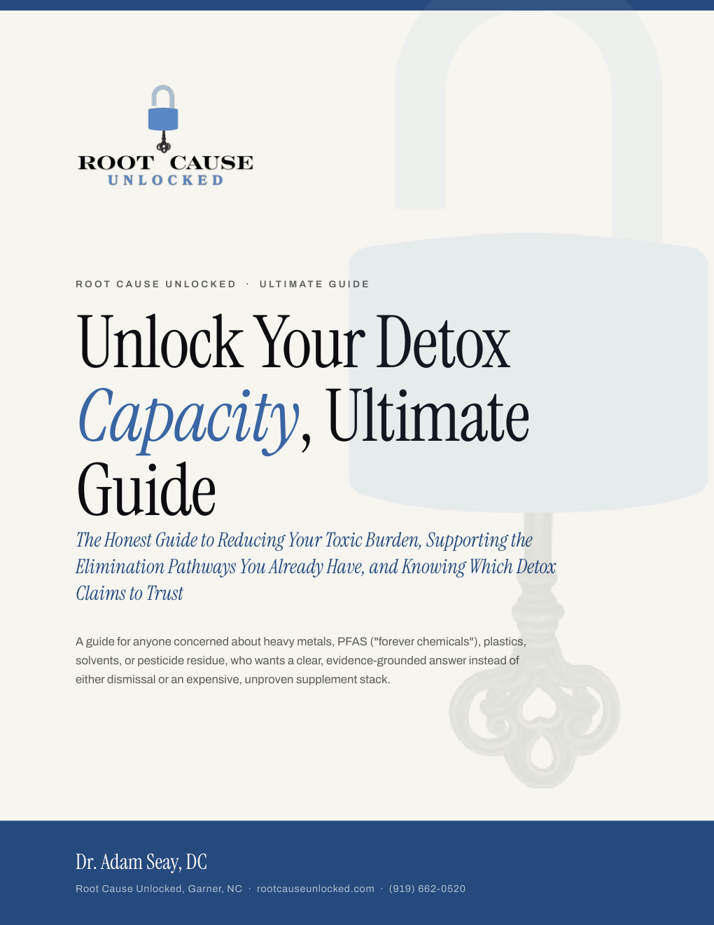 Cover of Unlock Your Detox Capacity, Ultimate Guide