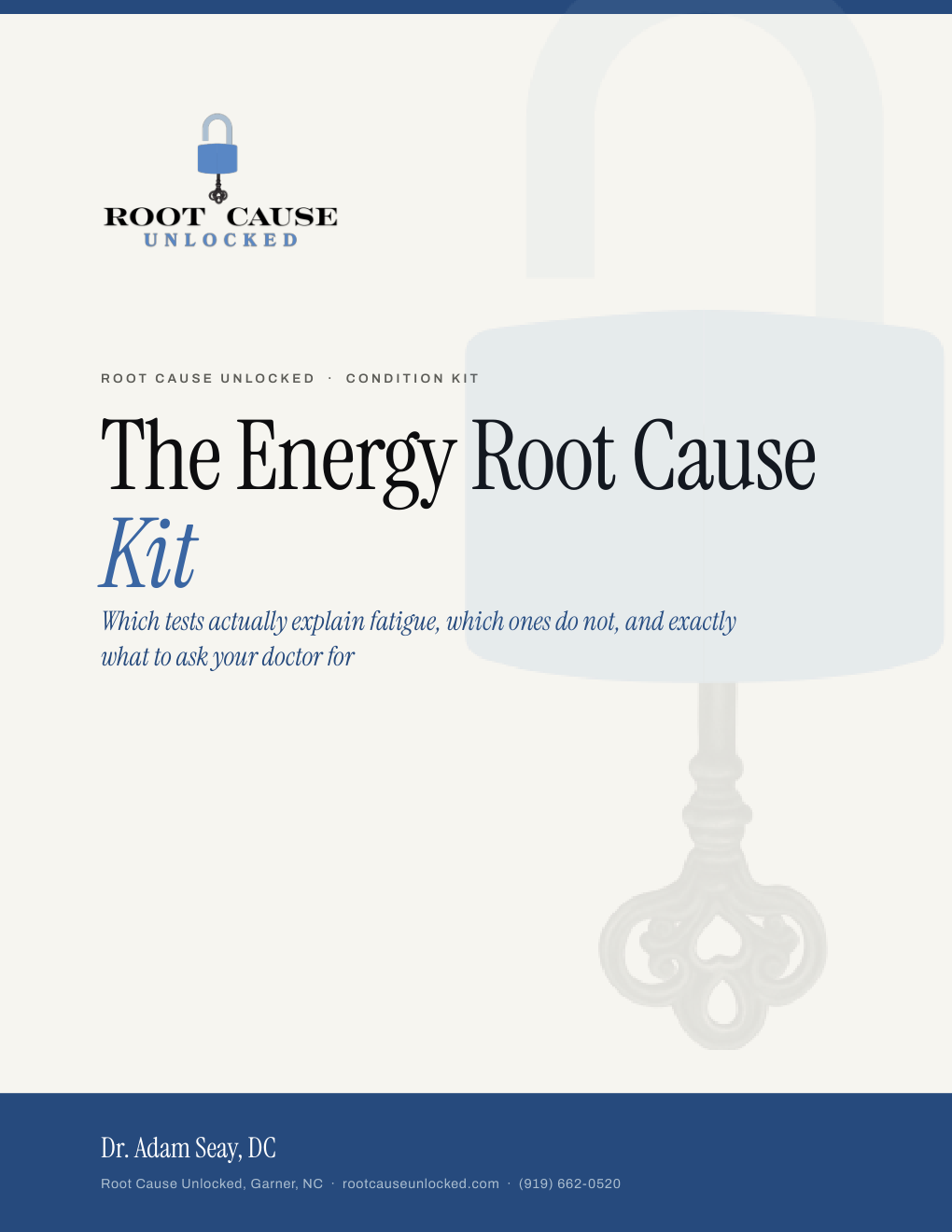 Cover of The Energy Root Cause Kit