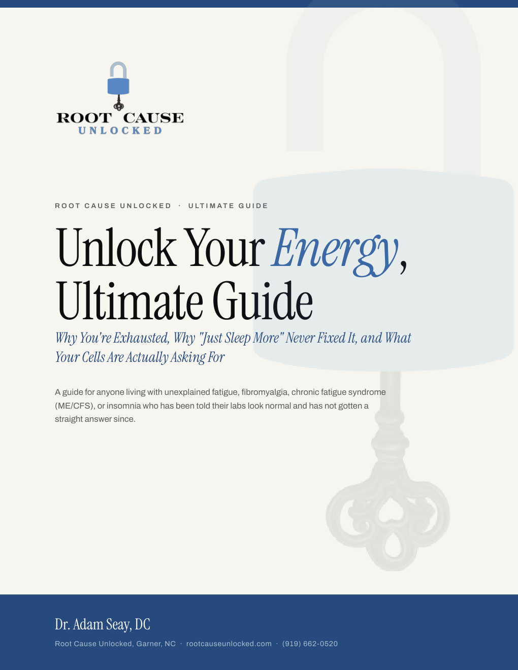 Cover of Unlock Your Energy, Ultimate Guide