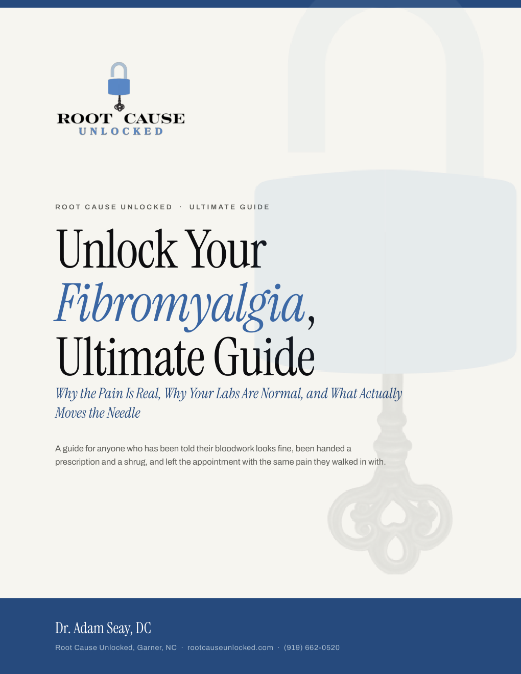 Cover of Unlock Your Fibromyalgia, Ultimate Guide