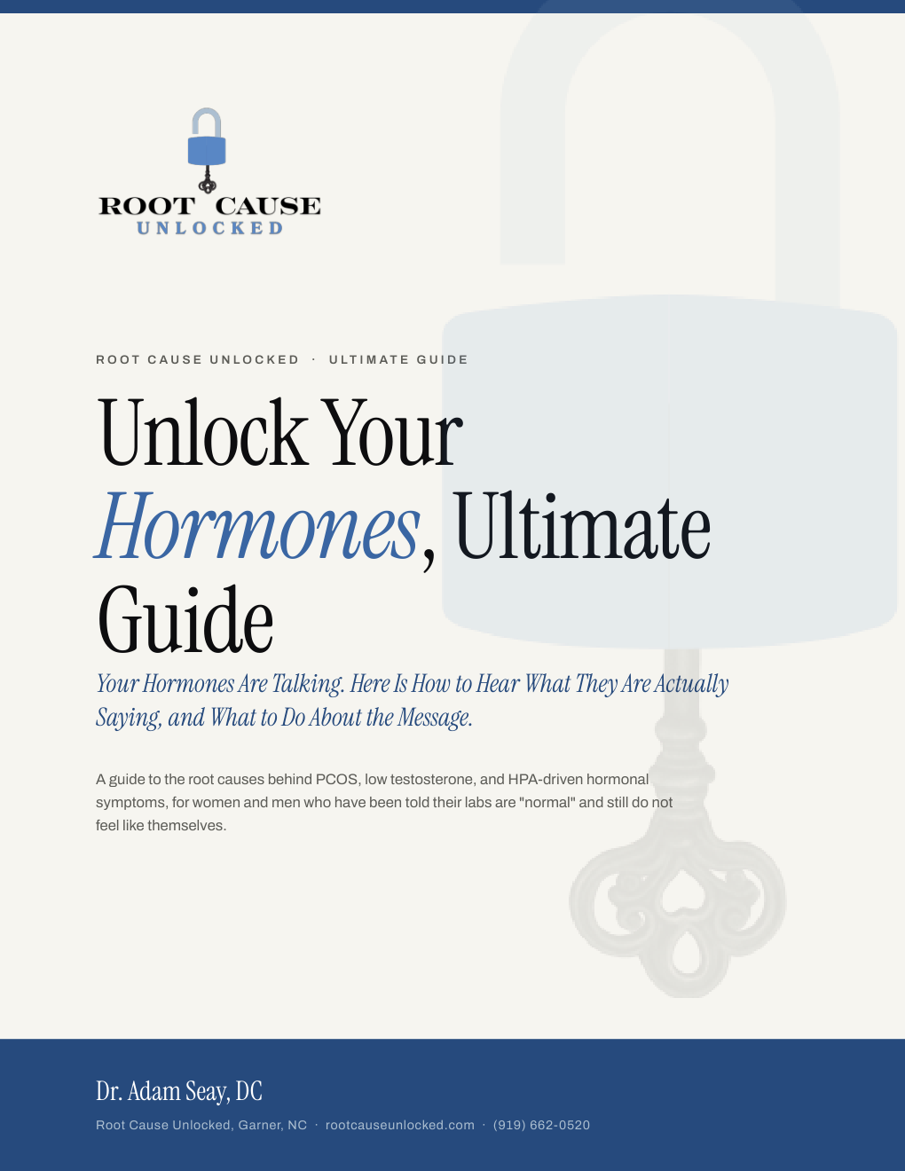 Cover of Unlock Your Hormones, Ultimate Guide