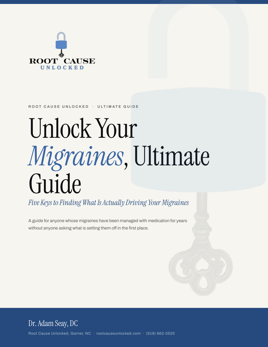 Cover of Unlock Your Migraines, Ultimate Guide