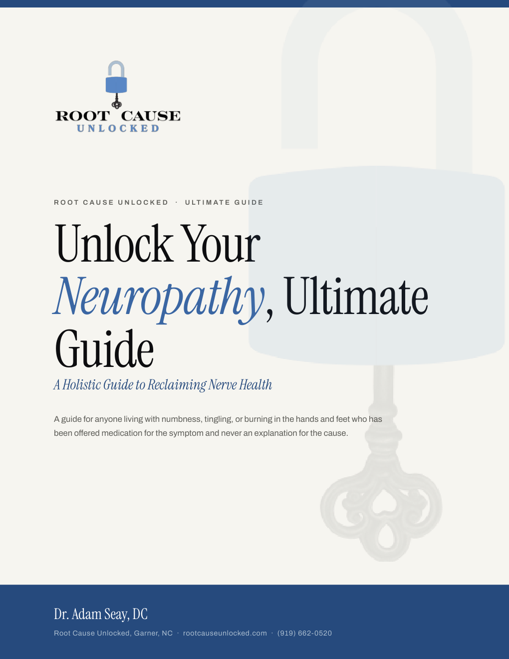 Cover of Unlock Your Neuropathy, Ultimate Guide